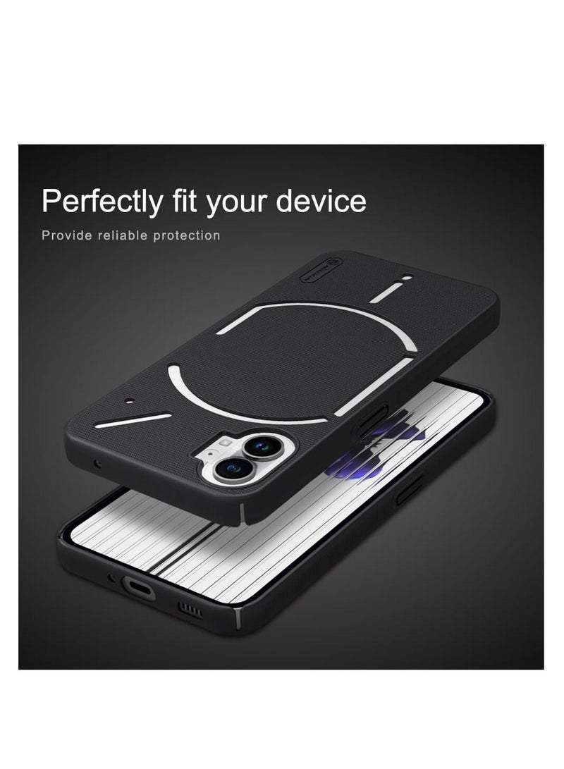 Nillkin Case for Nothing Phone 1 Case Cover Super Frosted Shield Pro Matte All-Round Protection for Nothing Phone 1 Black - Image 2