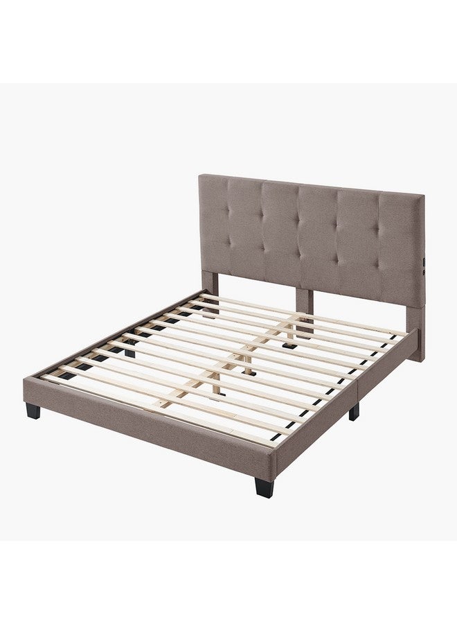 Home Box Kulltorp Smart Upholstered Queen Bed 151 x 121 x 216 cm  - Image 4