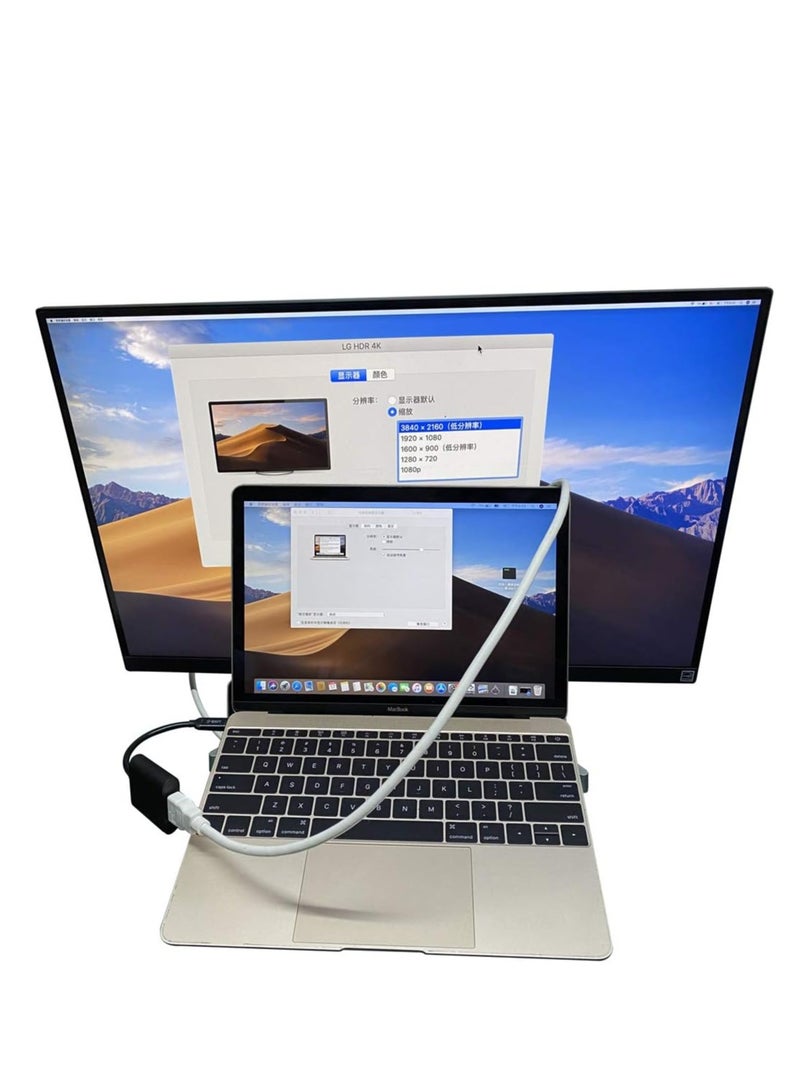 GULFLINK USB C to HDMI Adapter 4K USB-C Adaptor (4K HDMI), Aluminum Portable Type C Adapter,Thunderbolt 3/4 Compatible for MacBook Pro, iPad Pro, Pixel book, Galaxy and More. - Image 2