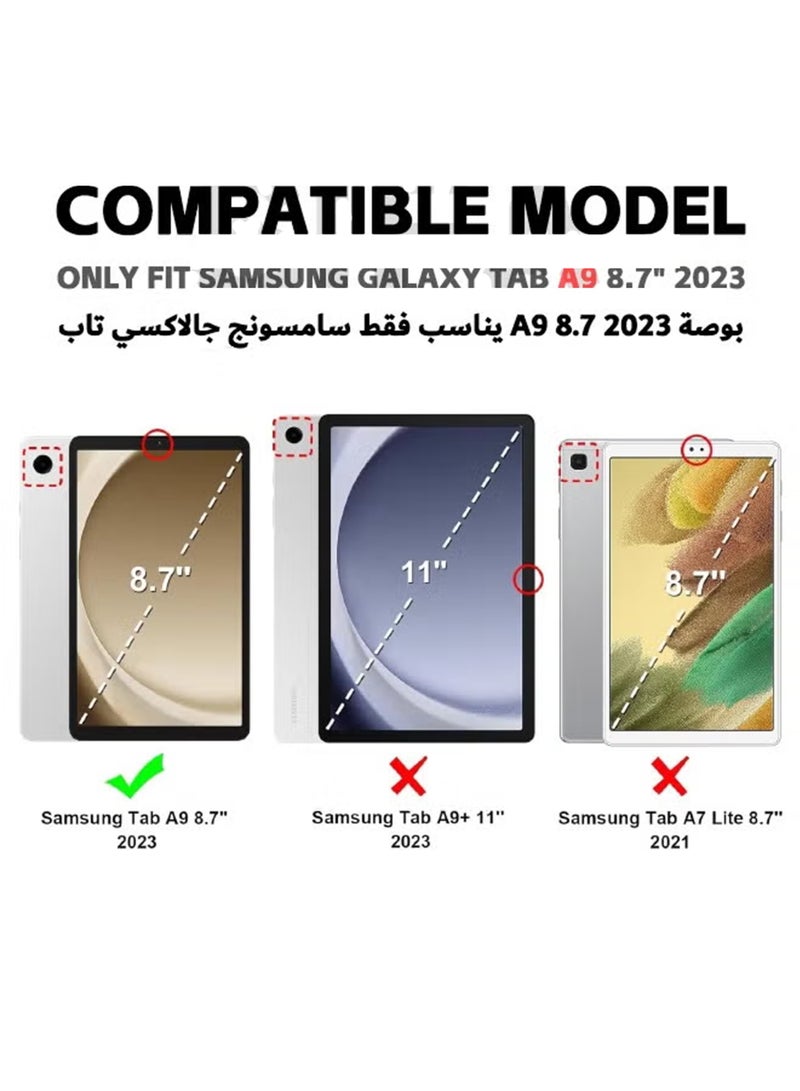 2 Pack Tempered Glass Screen Protector for Samsung Galaxy Tab A9  - Image 2