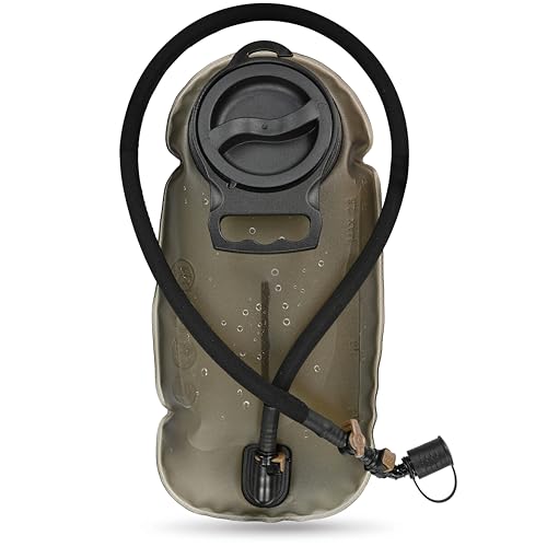 MARCHWAY 2L/2.5L/3L TPU Hydration Bladder, Ultra Durable Water Reservoir Bag with Insulated Tube for Hydration Pack for Cycling, Hiking, Running, Climbing, Biking (2.5L Grey 85oz) - Image 1