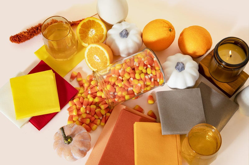 AH AMERICAN HOMESTEAD AMERICAN HOMESTEAD Terracotta Cocktail Napkins - Premium 4.75"x4.75" Disposable Linen-Like Beverage Napkins - Bulk Square Party Bar Serviettes for Weddings, Parties, Events, and Daily Use - 100 Count - Image 4