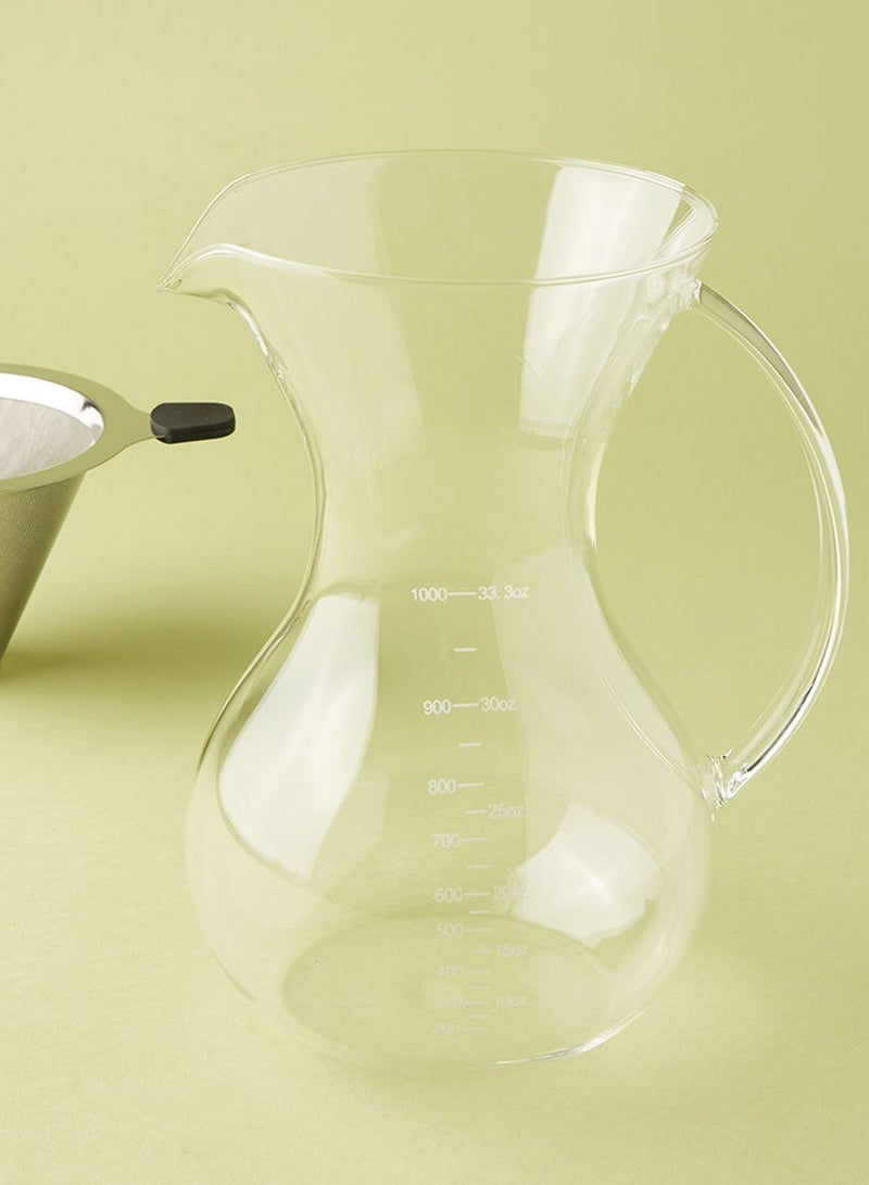 Stainless Steel Pour Over Drip Brewing Coffee Maker