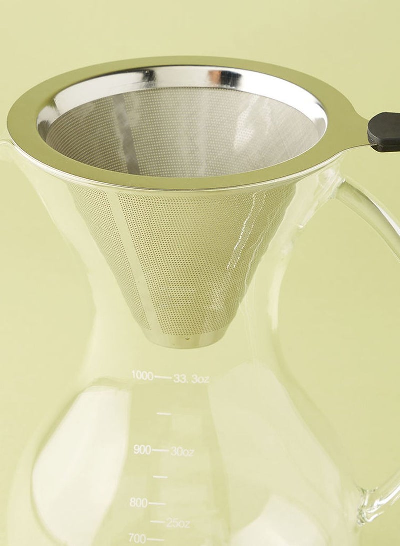 Stainless Steel Pour Over Drip Brewing Coffee Maker