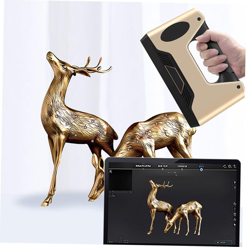 Operitacx 3D Scanner Reflective Marker Points 0.15mm Thick High-reflectivity Film Dots for Industrial and Consumer Scanning, 5 Sheets with 50 Markers for Precise Tracking and Facial - Image 3