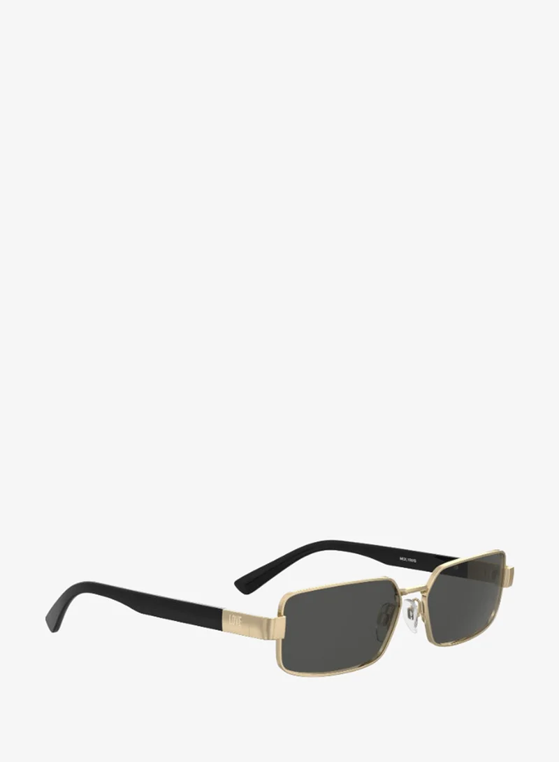 لوف موسكينو MOSCHINO LOVE MOL100/S Sunglasses Gold Rectangular