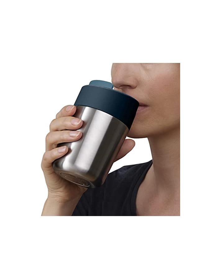Joseph Joseph Steel Travel Mug 340 Ml Capacity Anthracite - Image 4