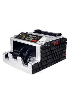 AL-6200T Professional Mixed Denomination Bill Counter Machine with Value Counting - High Speed 1000pcs/min Bank Grade Currency Counter with UV/MG/IR Detection - Portable Money Counter with 200pcs Hopper/Stacker, Dual Display, Batch Mode & Auto Currency Customization - RS-232 Interface, AC 220V, Compact 305x255x180mm Design (500g) - Includes 1 Year Warranty + 3 Months Software Updates - Ideal for Banks, Retail Stores, Cash-Intensive Businesses Seeking Accurate Bill Counting, Sorting & Note Detection
