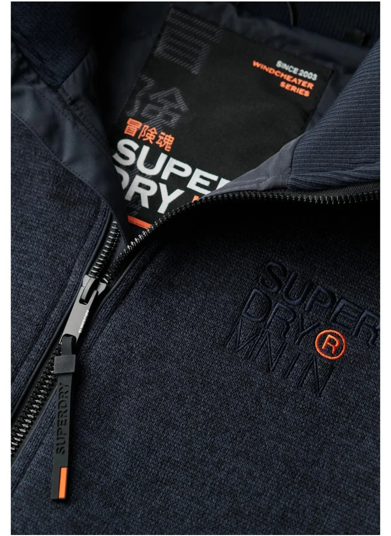 Superdry HOODED BONDED KNIT BOMBER JKT