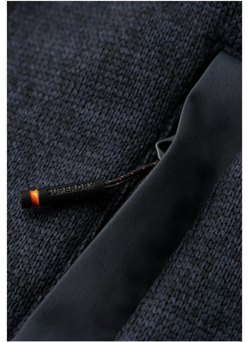 Superdry HOODED BONDED KNIT BOMBER JKT