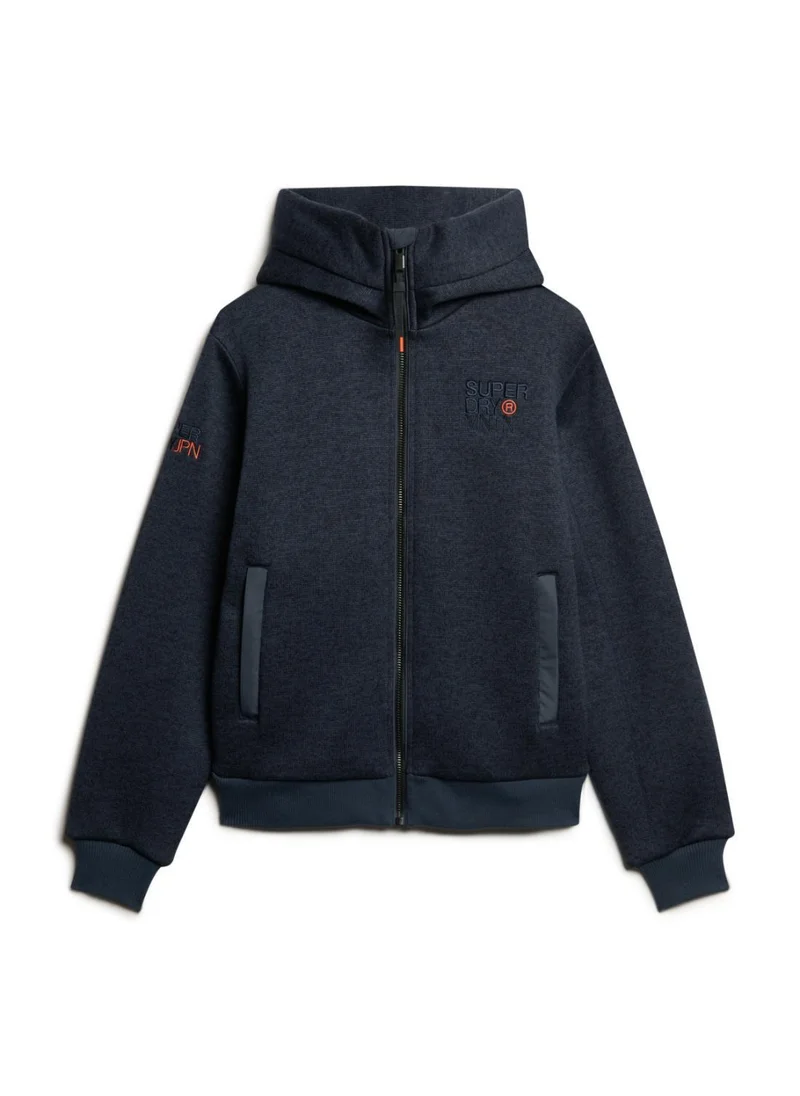 Superdry HOODED BONDED KNIT BOMBER JKT