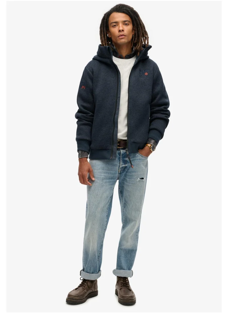 Superdry HOODED BONDED KNIT BOMBER JKT
