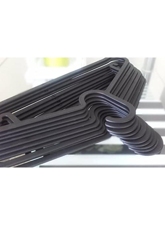 أيكيا عبوة شماعات/علاقات ملابس بلاستيكية متينة من ايكيا (IKEA) - أسود (10) - Image 2