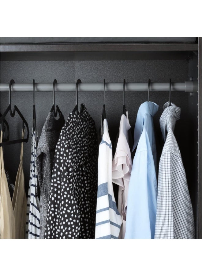 أيكيا عبوة شماعات/علاقات ملابس بلاستيكية متينة من ايكيا (IKEA) - أسود (10) - Image 3