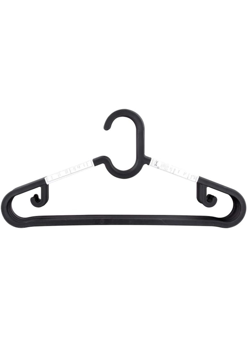 أيكيا عبوة شماعات/علاقات ملابس بلاستيكية متينة من ايكيا (IKEA) - أسود (10) - Image 5