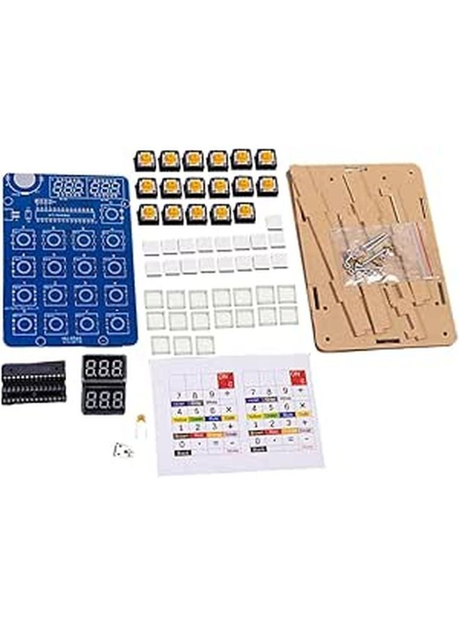 Electronic Calculator with LCD Display Soldering Practice Set for High School and College - Image 1