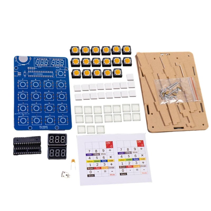 Electronic Calculator with LCD Display Soldering Practice Set for High School and College - Image 2