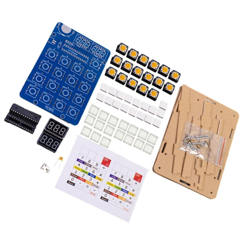 Electronic Calculator with LCD Display Soldering Practice Set for High School and College - Image 4