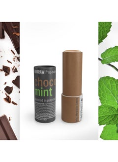 Hurraw! Hurraw! Chocolate & Mint Lip Balm, 3 Pack: Plastic-Free with new cardboard push-up tube. Certified Organic, All Natural Origin, Vegan & Cruelty Free. Gluten, Bee, Shea, Soy & Palm Free. Made in USA  - Image 5