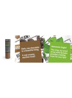 Hurraw! Hurraw! Chocolate & Mint Lip Balm, 3 Pack: Plastic-Free with new cardboard push-up tube. Certified Organic, All Natural Origin, Vegan & Cruelty Free. Gluten, Bee, Shea, Soy & Palm Free. Made in USA  - Image 3