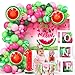 SNLN One In A Melon Party Decorations Watermelon 1st Birthday Decorations Girl ONE Balloon Boxes Backdrop Watermelon Balloon Arch Chair Banner Crown Cake Topper Foil Balloon First Birthday Decor - Image 2