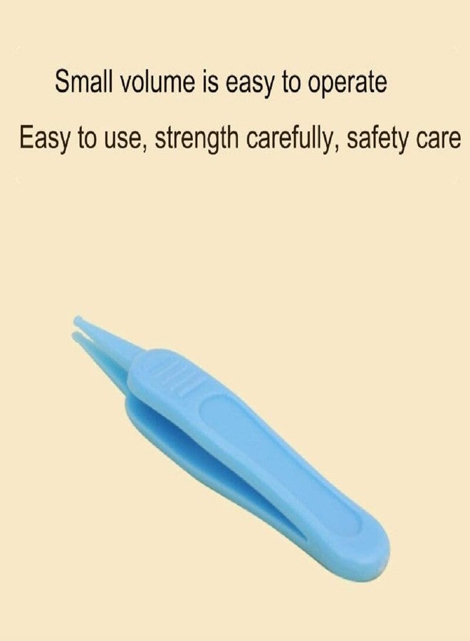 WROPZO Baby Care Safety Tweezers for Ear Nose Navel Cleaning – Soft Tip Plastic Forceps for Newborn Hygiene – Gentle Grip Clip for Infant Grooming – Non-Slip Handle (1 Piece) - Image 4