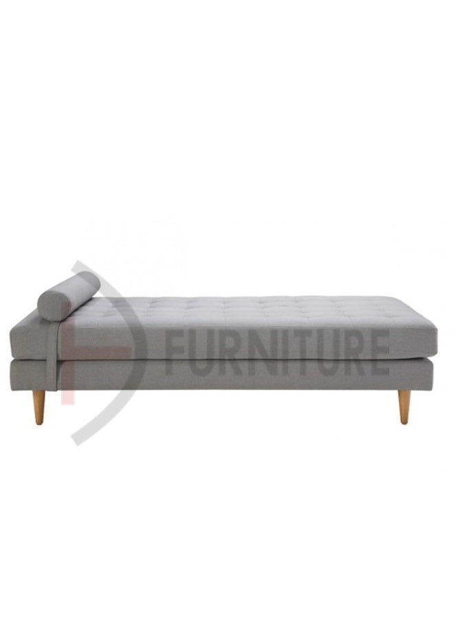 DIVINE FURNITURE Velvet Ottoman With Round Pillows  - Image 4