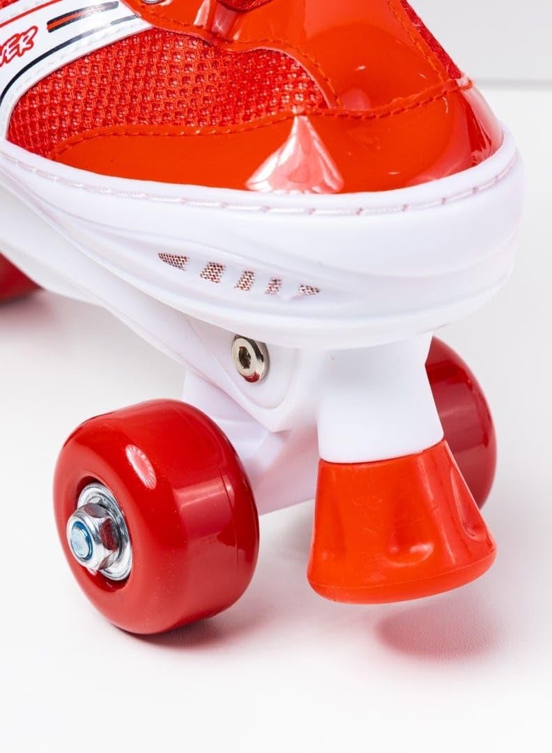 Spall Kids Unisex Adjustable Four Wheel Roller Skating Shoes With Stopper Making it Easier for kids to Balance - Image 2