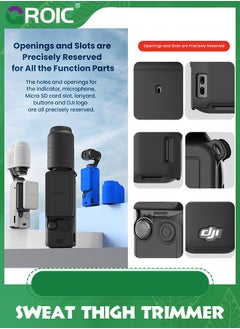 GROIC Silicone Protective Case Cover for DJI Osmo Pocket 3, All-Round Protection Handheld Camera Lens Screen Protector Guard Protection  - Image 4