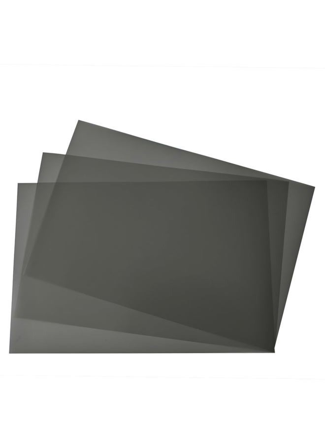 RENIAN Polarized Film Sheets 3 PCS 8.2x5.9in/ 21x15cm Polarizer Linear Polarizing Filter Non-Adhesive for Educational Physics Photography Lighting - Image 1