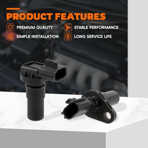 GoaMotors مجموعة حساسات سرعة نقل الحركة من GoaMotors 3 قطع متوافقة مع نيسان فيرسا كويست جوك روج ألتيمة متوافقة مع إنفينيتي QX55 QX50 JX35 حساسات سرعة الإدخال والإخراج استبدال 31935-1XF00 - Image 4