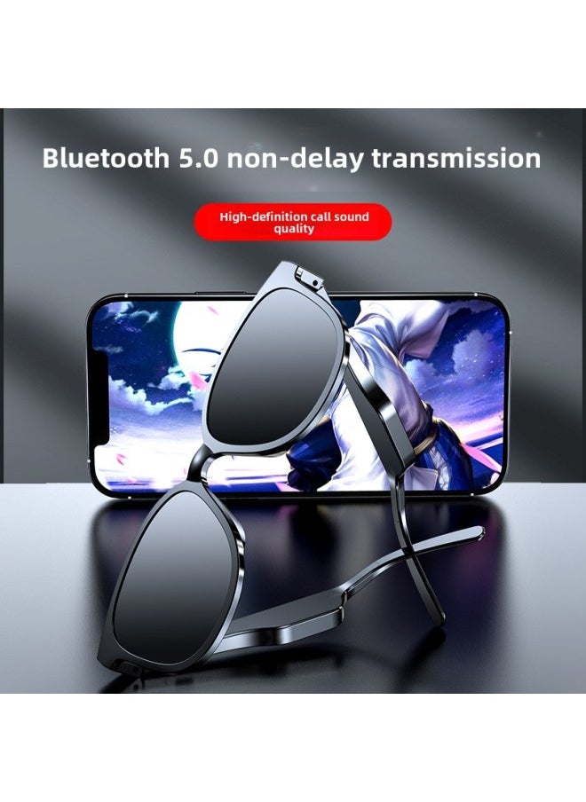 Generic Direct Sales Bluetooth Smart Glasses Air Conduction Glasses Bluetooth Sunglasses Can Listen To Music To Answer The Phone-Color:White  - Image 2