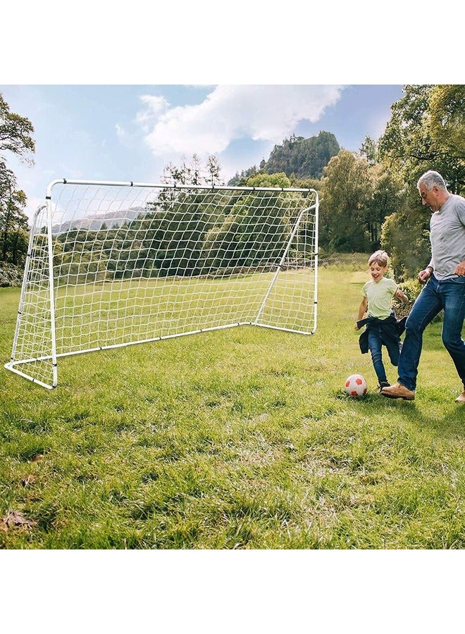 Generic Professional Outdoor Football Goal with Metal Frame and Net 213 x 150 x 90 cm  (Medium Size ) - Image 2
