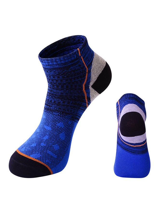 Short Cotton Socks Blue - Image 1