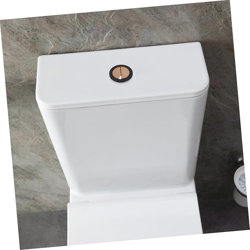 STOBOK بديل زر دفع المرحاض ذو الدفق المزدوج مادة متينة سهلة التركيب - Image 5