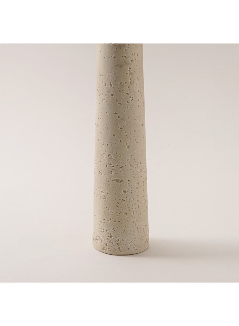 Homez Homez ceramic candlestick travertine collection 5.3*5.3*27.3cm - Image 4