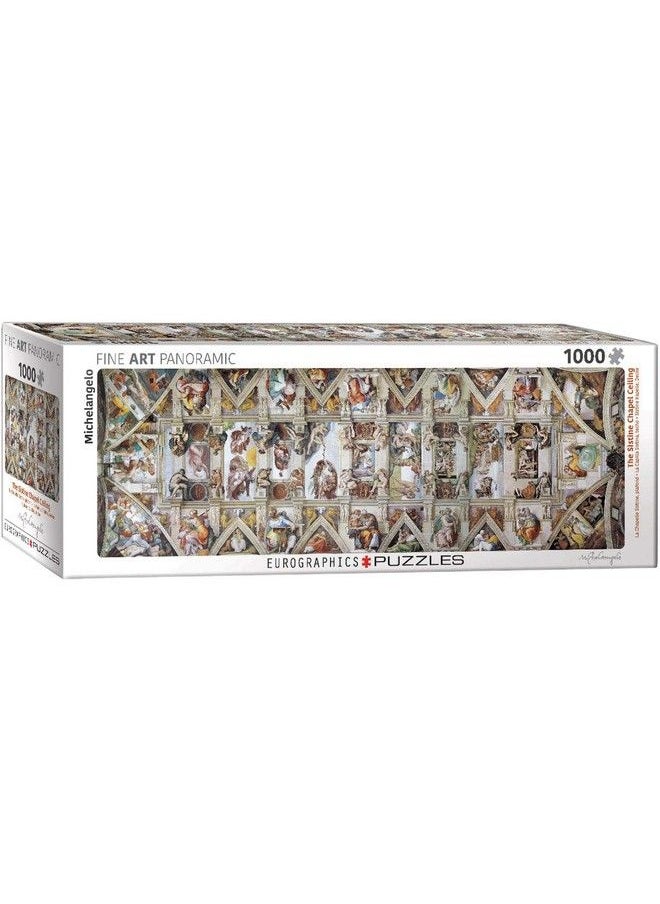 eurographics - The Sistine Chapel Ceiling By Michelangelo 1000 Piece Puzzle - Image 1