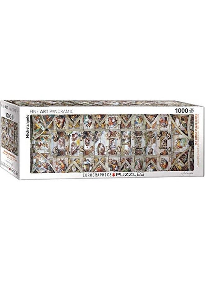 eurographics - The Sistine Chapel Ceiling By Michelangelo 1000 Piece Puzzle - Image 1