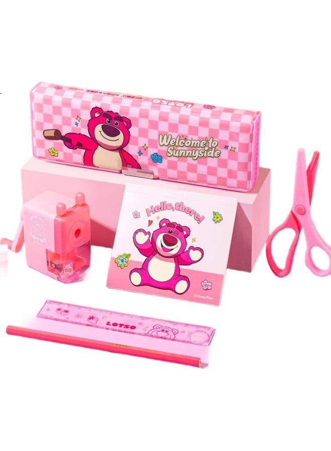 Disney Stationery Set, Elementary School Student Stationery Gift Box, Girls' Birthday Gift, School Supplies, Kindergarten Back-To Gift Pack, Strawberry Bear Dm6049T1 - Image 3
