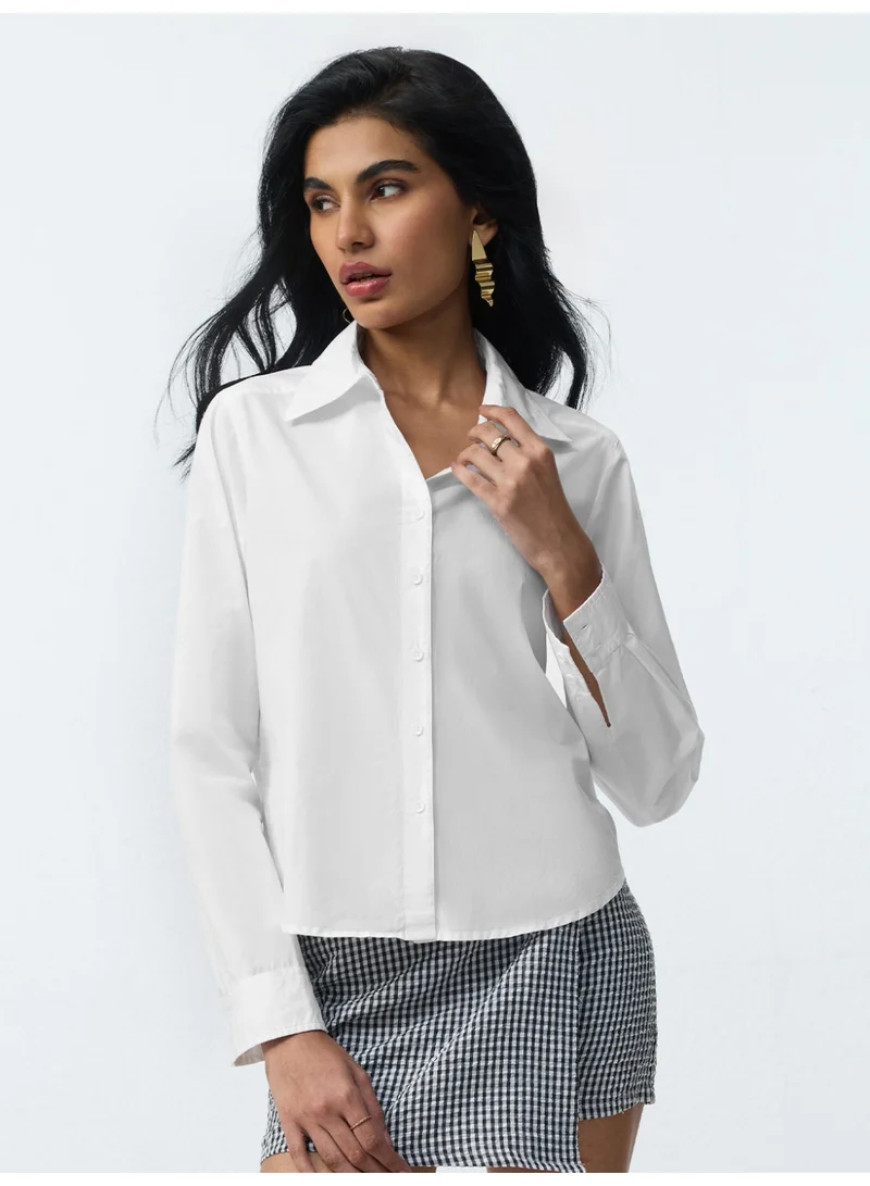 The Souled Store  Statement Shirt: Frost  | Best Price UAE