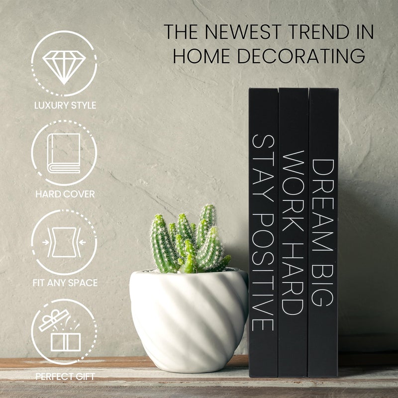 AMINALUX Decorative Books for Home Decor - Faux for decoration Coffee Table | Book Shelf Decor | Entryway | Console Table - Modern Luxury Designer Decor Set - Decorative for Display - Image 5