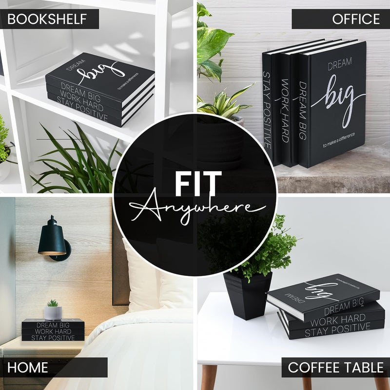 AMINALUX Decorative Books for Home Decor - Faux for decoration Coffee Table | Book Shelf Decor | Entryway | Console Table - Modern Luxury Designer Decor Set - Decorative for Display - Image 3