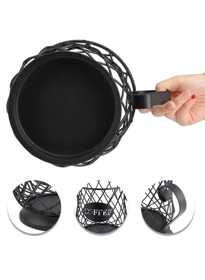 TreeLen K Cup Holder Coffee Pod Holders for 35 Kcups Keurig Storage Organizer Coffee Bar Accessories for Counter - Matte Black - Image 4