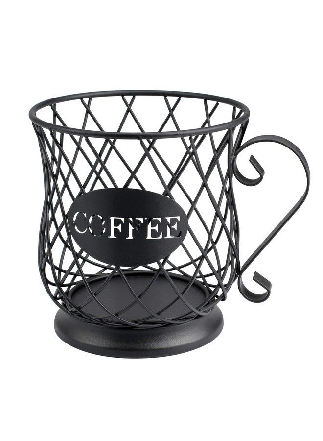 TreeLen K Cup Holder Coffee Pod Holders for 35 Kcups Keurig Storage Organizer Coffee Bar Accessories for Counter - Matte Black - Image 1
