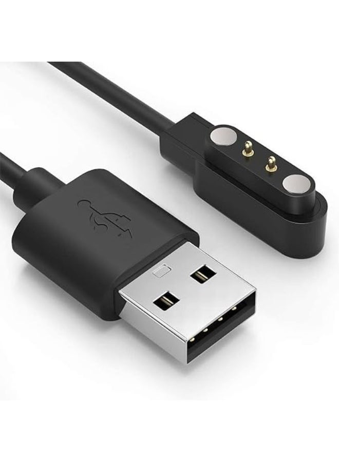 Charger for smart watch N020/ID205U/ID205S/ID205L/ID216/SW021/SW025/SW01/SW023/H002 PRO/H003/H006/E05/E08/E12/E15/E25/D1 5A/Uwatch3/UwatchUfit/UwatchHGT/Xiaomi Haylou GSTLS09B/N98 - Image 1