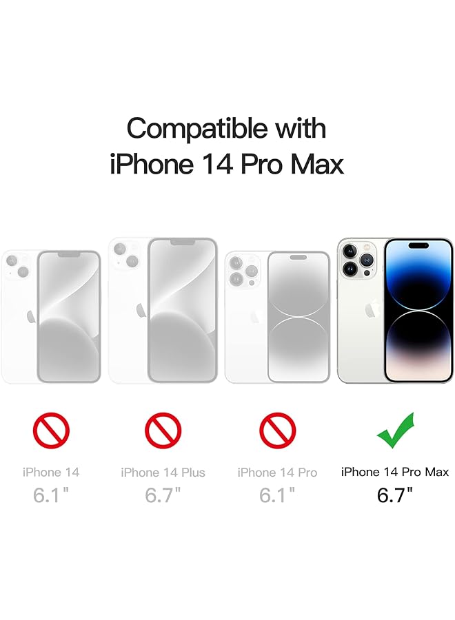 جي تيك واقي شاشة بتغطية كاملة لهاتف آيفون 14 برو ماكس مقاس 6.7 بوصة مع واقي عدسة الكاميرا من الزجاج المقوى عالي الدقة، عبوتان لكل منهما - Image 3