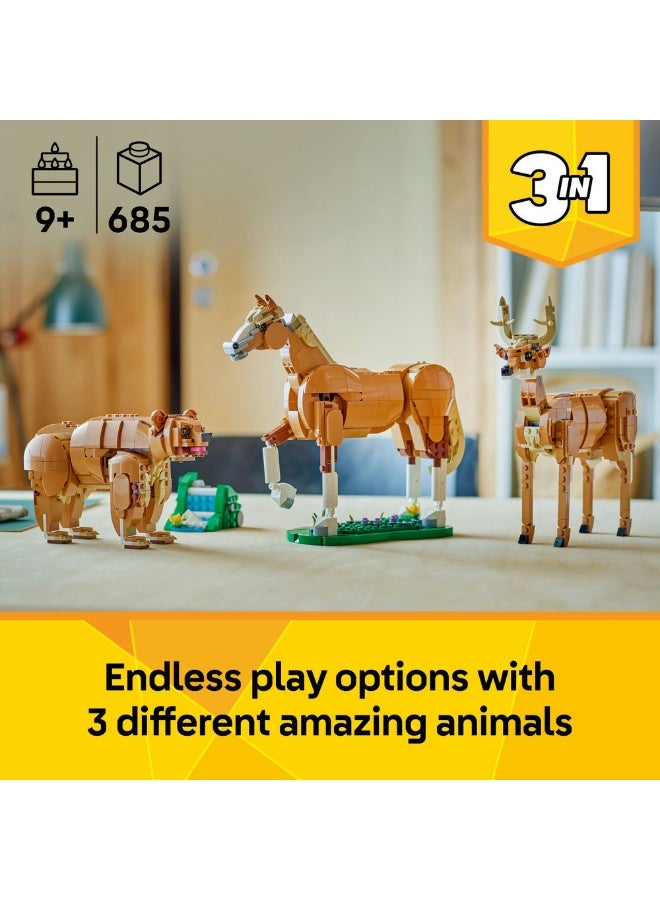 LEGO Creator 3In1 Beautiful Horse Animal Set 31166 685Pcs