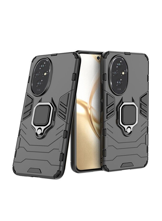 متوافق مع هونور 200 5G حماية الأكمام ، مختلطة الثقيلة واجب حماية حامل درع حماية الأكمام ، حماية ضد السقوط ، صدمة حماية الأكمام ، أسود - Image 1