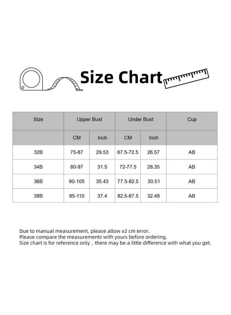 3 Pieces Women Bra Seamless And Wireless Push Up Bra  - Image 2