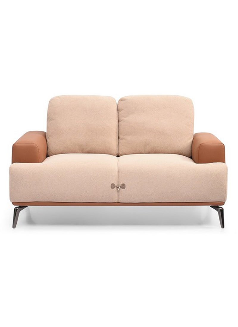 ROYALOAK Royaloak Clara Fabric 2 Seater Sofa | Fabric Upholstery | Leatherette | Comfortable Seating Space | Sofa 2 Seater  - Image 4